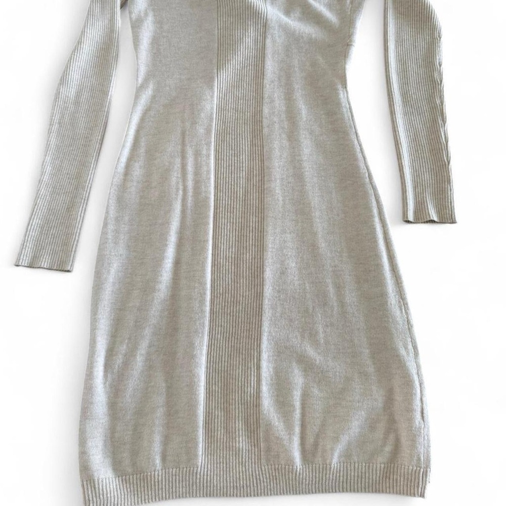 Athleta Beige Long Sleeve Dress - Picture 6 of 7